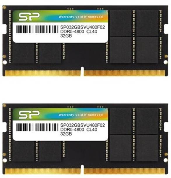 Silicon Power DDR5 SODIMM DDR5 32 GB (Dual Channel) Laptop (SP064GBSVU480F22)