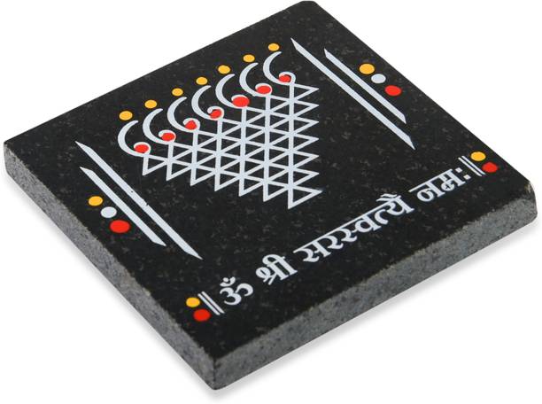 Chaitrangan Art Granite Rangoli 4 Inch X 3 Inch Saraswati for wisdom, knowledge Rangoli Stencil
