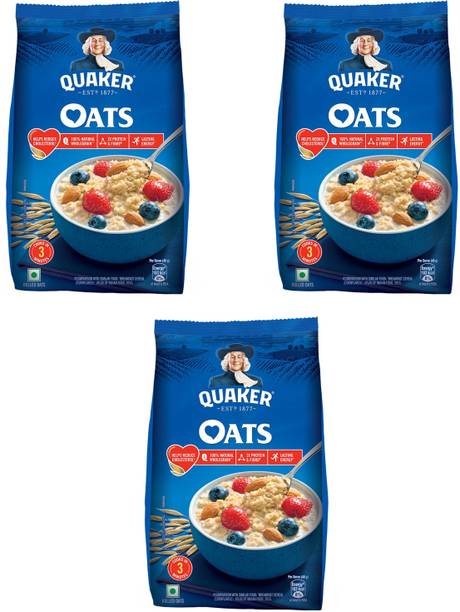 Quaker Rolled Oats Natural Wholegrain - PACK OF 3 (400x3)