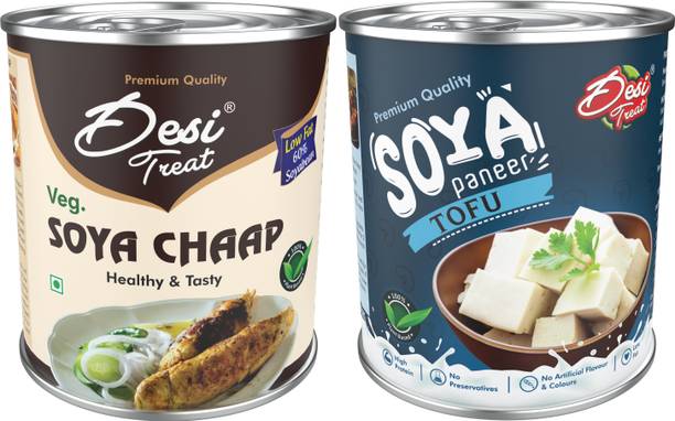 Desi Treat Veg Soya Chaap & Soya Paneer (Tofu) 800 g