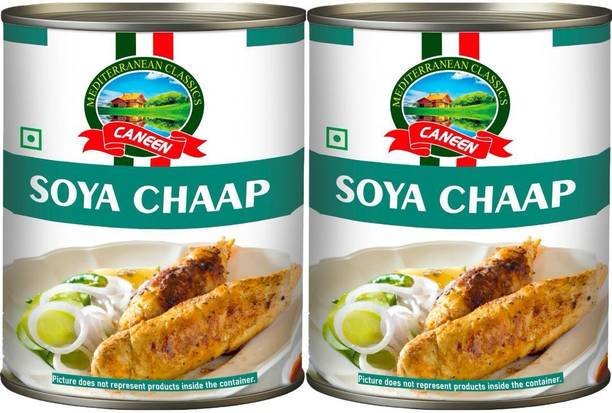 caneen by CANEEN SOYA CHAAP | Ideal for Curry, Tandoori, Gravy & Snacks| Combo pack of 2