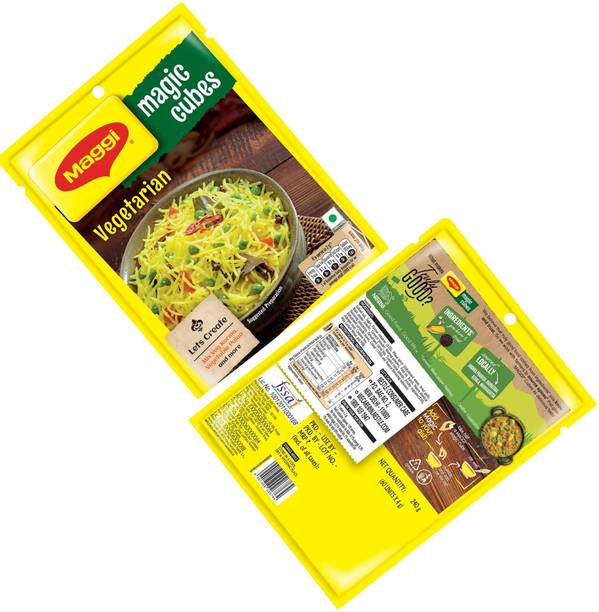 Maggi Pack Of 1 Magic Cubes Veg Stock Seasoning for Everyday Kitchen Cooking 240 g