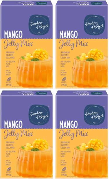 Pantry Perfect Mango Jelly Mix I Premium | Easy to Prepare | No Gelatin I Juicy Flavour Burst 400 g