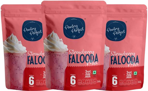 Pantry Perfect Strawberry Falooda Mix I Premium I Instant Falooda Mix | Easy to Prepare 600 g