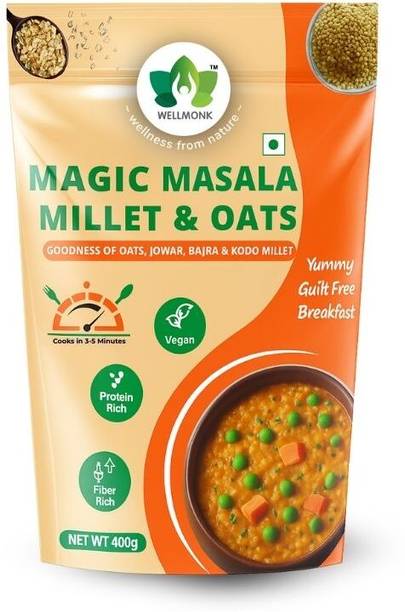 wellmonk Magic Masala Millets & oats 400 g