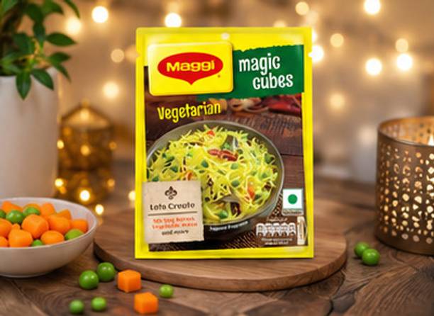 Maggi Pack Of 1 Enhance Homemade Vegetable Recipes with Magic Cubes Vegetarian 40 g