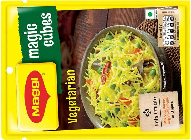Maggi Pack Of 1 Magic Cubes Veg Stock Cubes Instant Seasoning for Soups Gravies 240 g