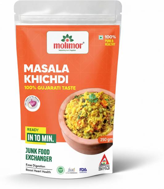MOLIMOR MasalaKhichdi Easy to Digest Healthy InstantMeal Traditional Indian Comfort Food 250 g