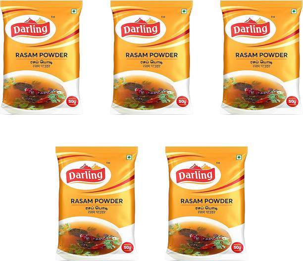 Darling Rasam Powder (50g- Pack of 5)| No Added Preservatives 500 g