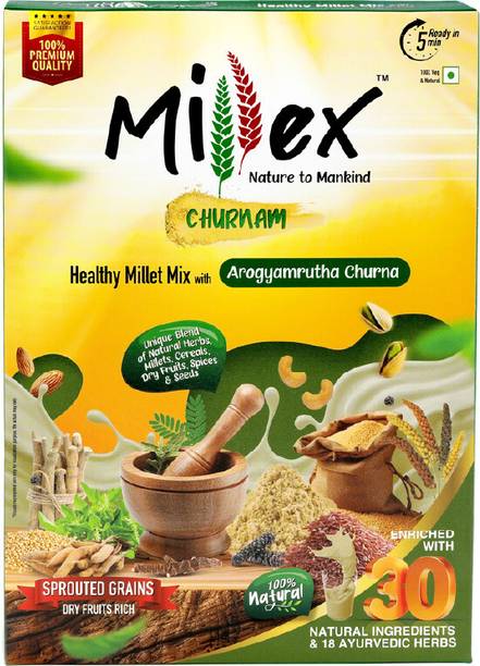 Millex Millet Health Drink Mix With Churnam|30 Natural Nutritions & 18 Herbs 800 g