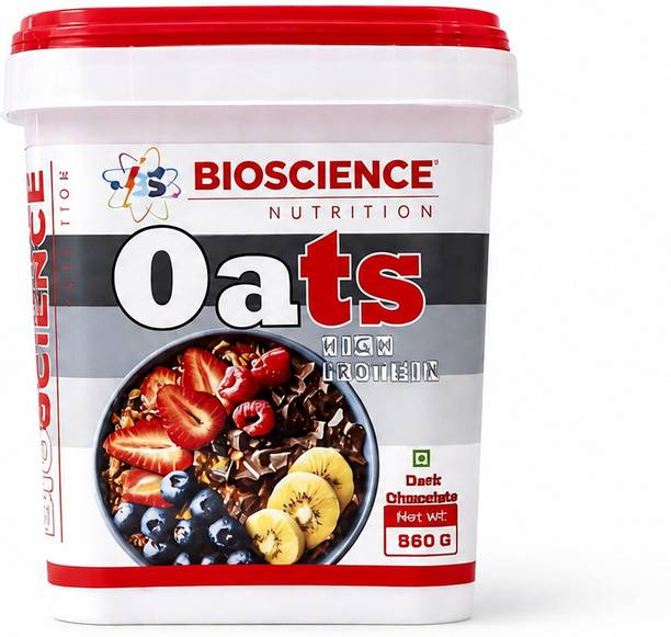 Bioscience Nutrition Dark Chocolate Oats High Fiber Wholegrain Oats Bucket 860 g