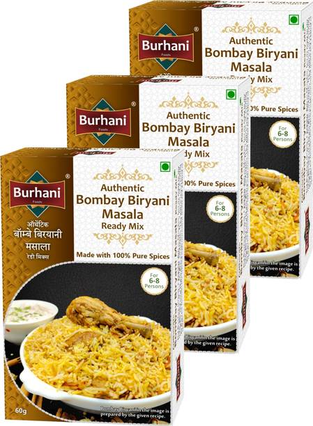 Burhani Foods Authentic Bombay Biryani Masala Ready Mix | Aromatic | Flavorful | Pure Spice | 60 g