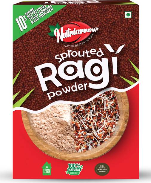 Nutriarrow Sprouted Ragi Powder 500g | Nutritious than Normal Ragi | Natural & Healthy 500 g