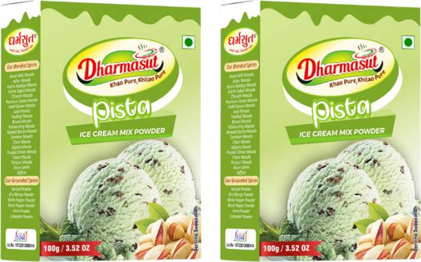 Dharmasut Instant Pista Ice Cream Mix Powder 100g Each | 200 g