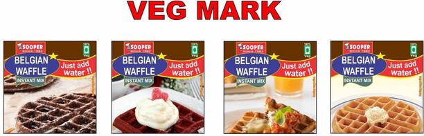 SOOPER Belgian WAFFLE PREMIX COMBO OF 7 SWEET & SAVOURY || 7 kg