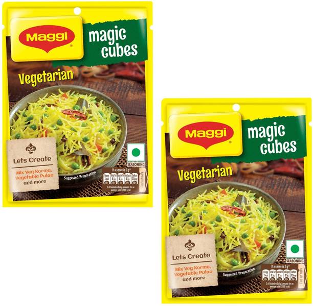 Maggi Pack Of 2 Magic Cubes Veg Cooking Cubes with Authentic Restaurant Style Taste 80 g