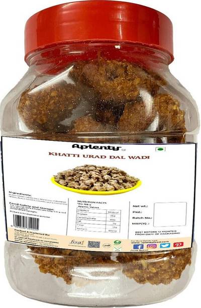 APLENTY Urad Dal Badi Khatti | Khatto Amritsari Wadi/Vadiyan | Udad Dal Bari/Wadi/Vadi 200 g