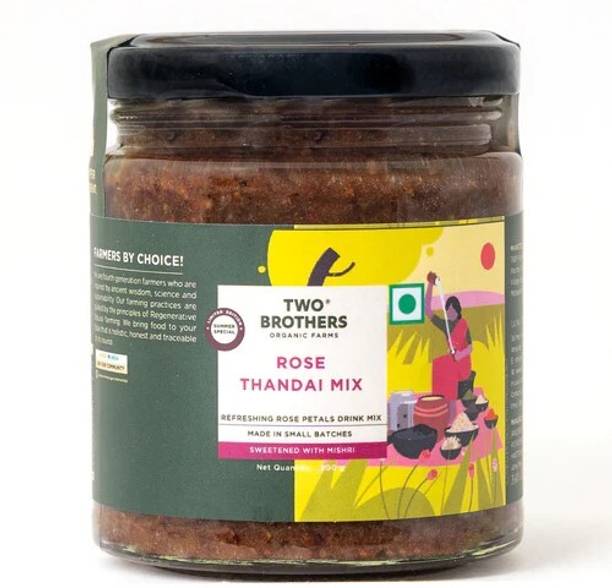 Two Brothers Organic Farms Rose Thandai 200 g