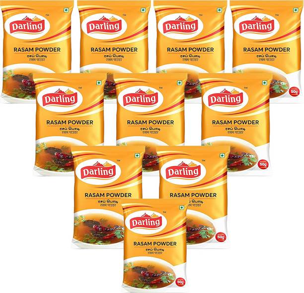 Darling Rasam Powder (50g- Pack of 10)| No Added Preservatives 500 g 500 g