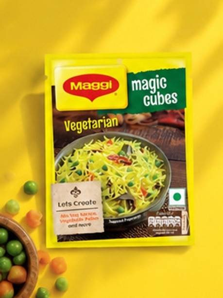 Maggi Pack Of 1 Magic Cubes Vegetarian Seasoning for Rich, Savory 40 g