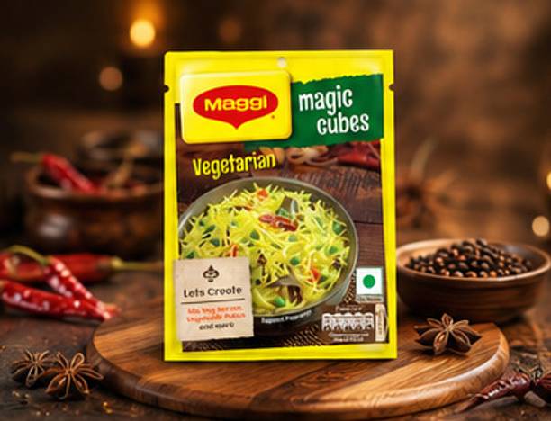 Maggi Pack Of 1 Magic Cubes Vegetarian Cooking Seasoning for Everyday Indian Cuisine 40 g