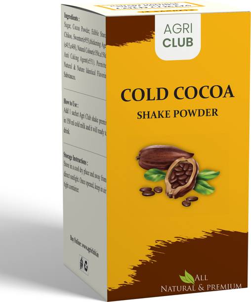 AGRI CLUB Instant Mix Cold Cocoa Shake Powder 15 Sachets 225gm 225 g
