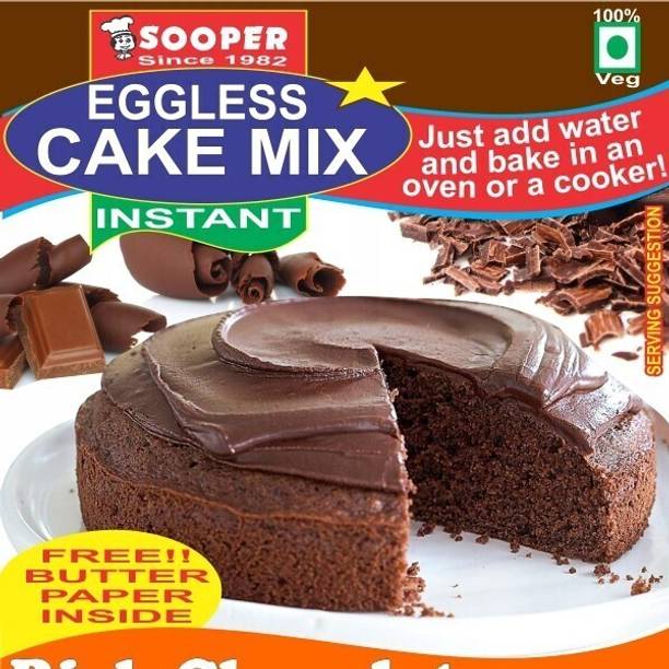 SOOPER EGGLESS CAKE MIX CHOCOLATE 2 x 250g || 500 g