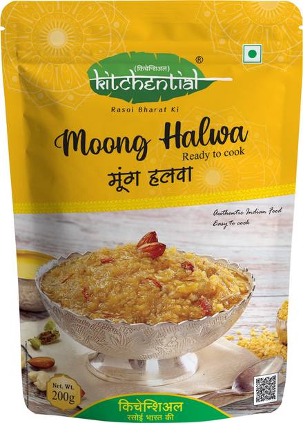 KITCHENTIAL Moong Halwa, Instant, Ready To Cook, Mix 200 g