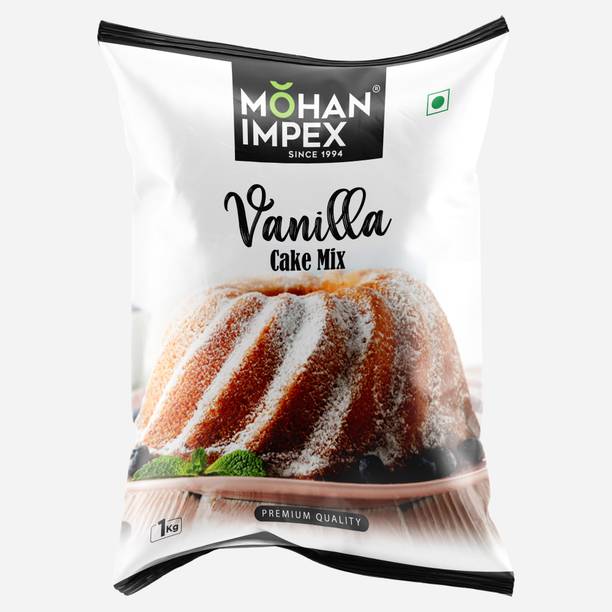 Mohan Impex 100% Eggless, Pure, Vanilla Cake Mix Powder (Pack of 1) 1 kg