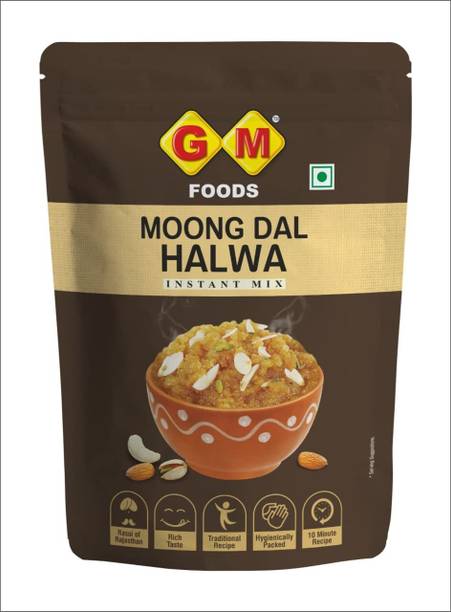 GM FOODS Moong Daal Halwa 200 Gram (Pack Of 2) 400 g