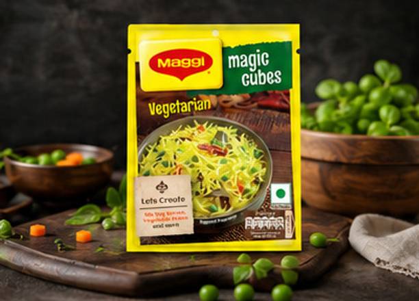Maggi Pack Of 1 Magic Cubes Vegetarian Cooking Seasoning for Flavorful Everyday 40 g