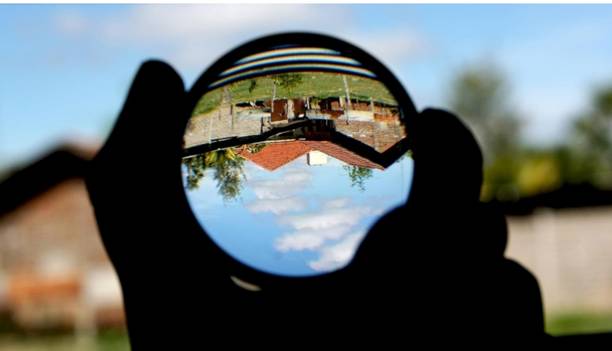 90 Degree Convex Mirror for Car Traffic parking Vaastu Mirror for Home Wall Rearview Radar Mirror