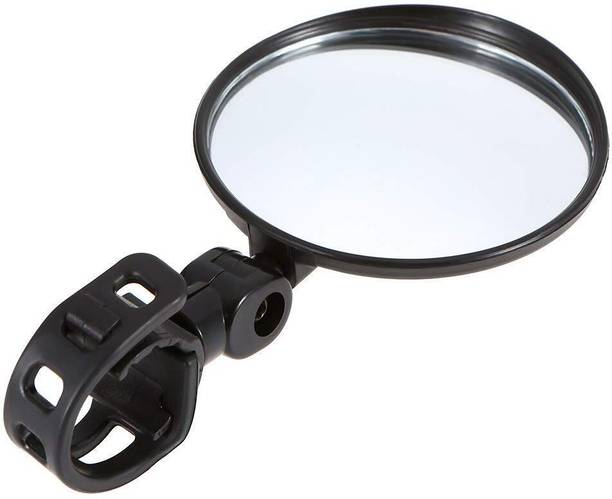 FCC RACING 360° Rotary Bicycle Rearview Mirror (ABS Plastic, 1 Piece) Rearview Radar Mirror