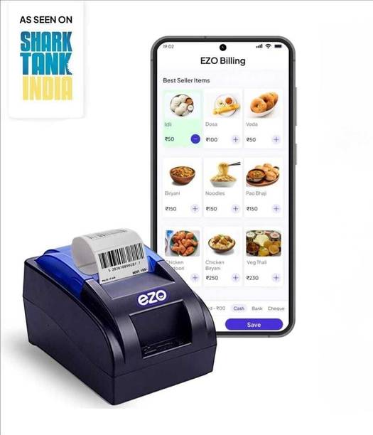 Ezo 58MM 2 Inch Inch USB & Bluetooth 1 Year Software Wired Billing Machine Thermal Receipt Printer