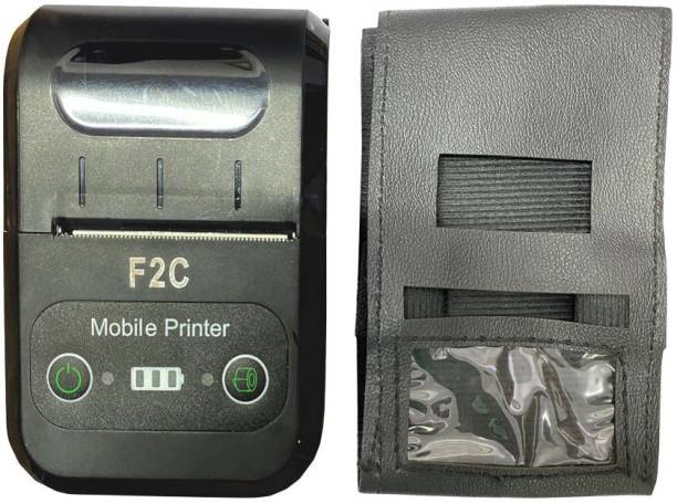 F2C Mobile Bluetooth Printer with Cover Case (2 inch) Thermal Receipt Printer