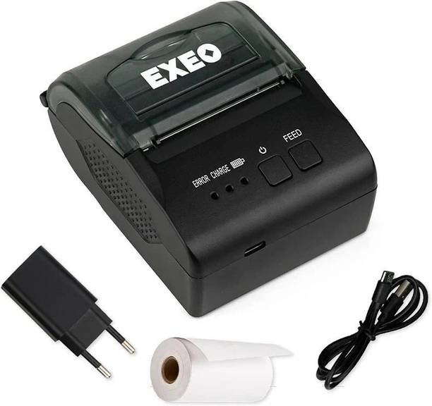 EXEO EX-5810 | 58mm (2 Inches) | USB + Bluetooth | Rechargeable | With All Accesories Thermal Receipt Printer