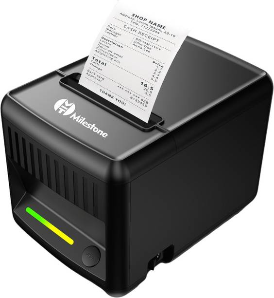 Milestone MHT P80E Compact 80mm USB+LAN+RJ11, RGB Light and Web Interface Thermal Receipt Printer