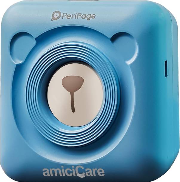 amiciCare Mini Printer Mini Thermal Printer Wireless Bluetooth Portable Inkless Photo Printer Instant Camera