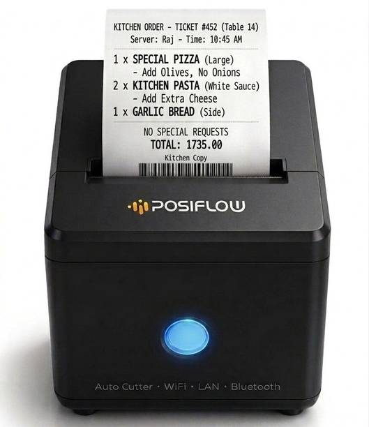 Posiflow PSF-307 80mm Auto Cutter USB+Ethernet+Wifi+Bluetooth Thermal Receipt Printer