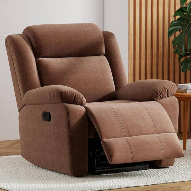 FRIENDS LIFE Fabric Manual Swivel & Rocker Recliner