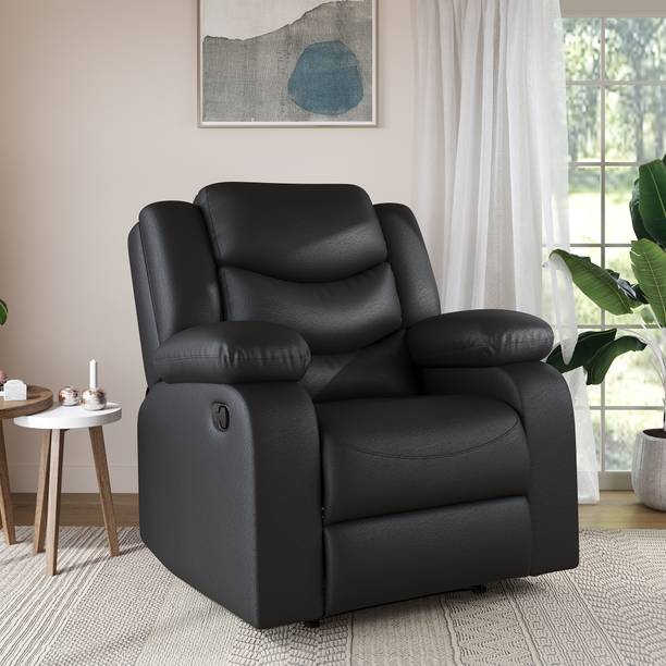 SNUZSPACE Leatherette Manual Recliner