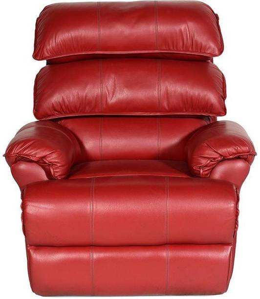 LEE AVANZE Half-leather Manual Swivel Recliner
