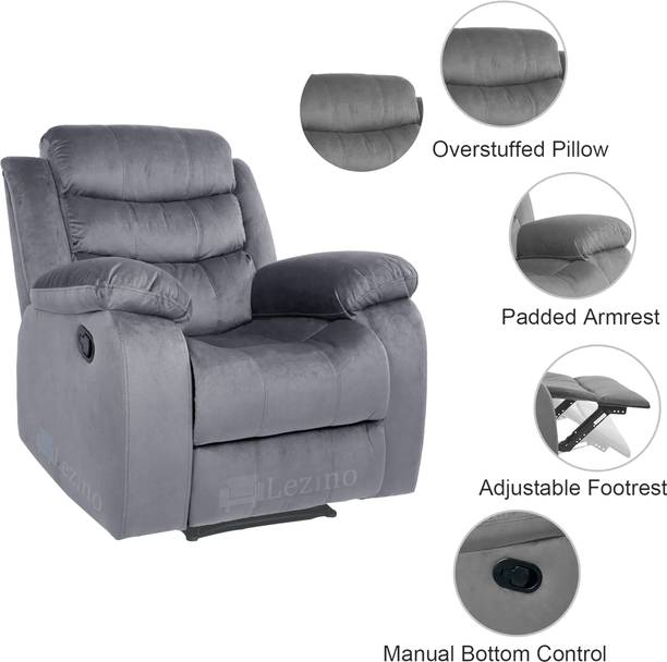 LEZINO Fabric Manual Recliner
