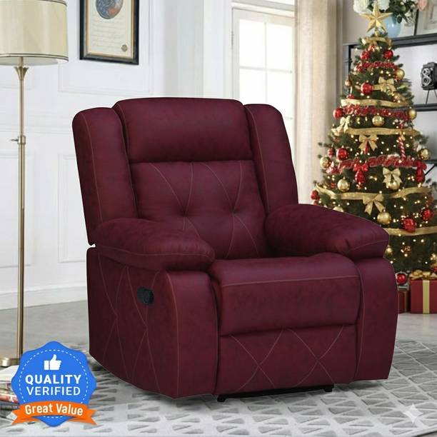 Flipkart Perfect Homes Lucia Leatherette Manual Recliner