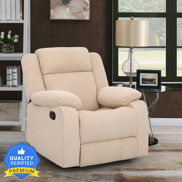 Duroflex Single Seater Avalon Fabric Manual Recliner