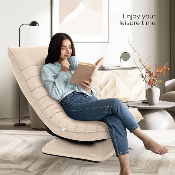 KAWACHI Fabric Manual Swivel & Rocker Recliner