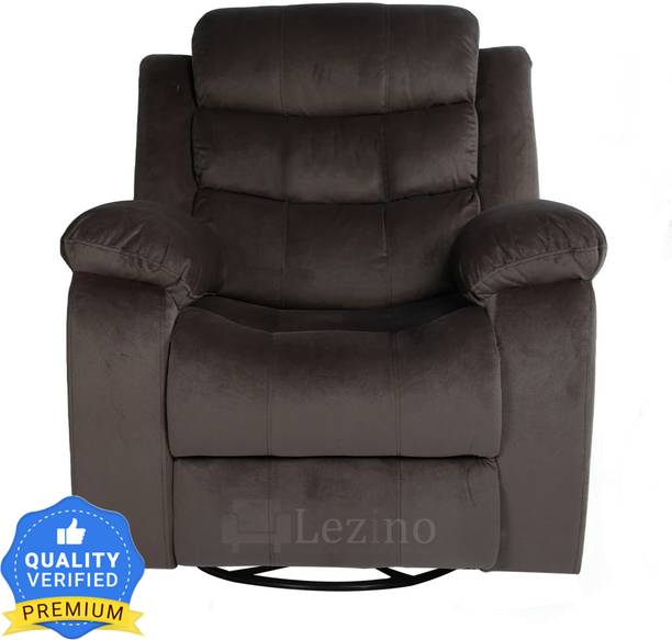 LEZINO Fabric Manual Swivel & Rocker Recliner