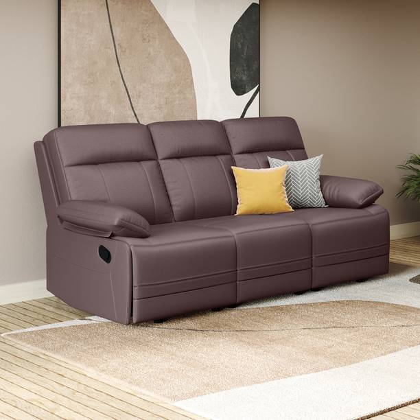 Interio by Godrej Indus Half-leather Manual Recliner