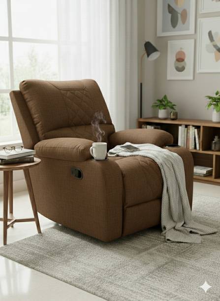 Flipkart Perfect Homes Fabric Manual Recliner