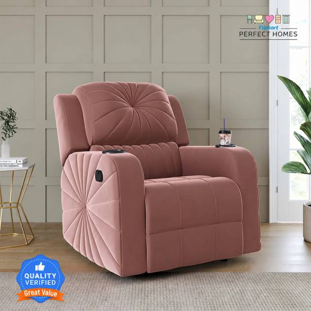 Flipkart Perfect Homes Fabric Manual Recliner